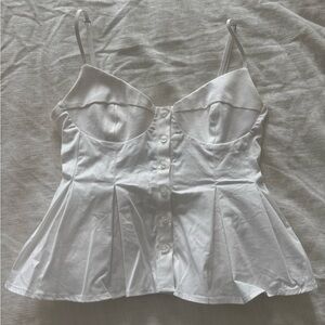 Zara Bustier Top in White - Never Worn